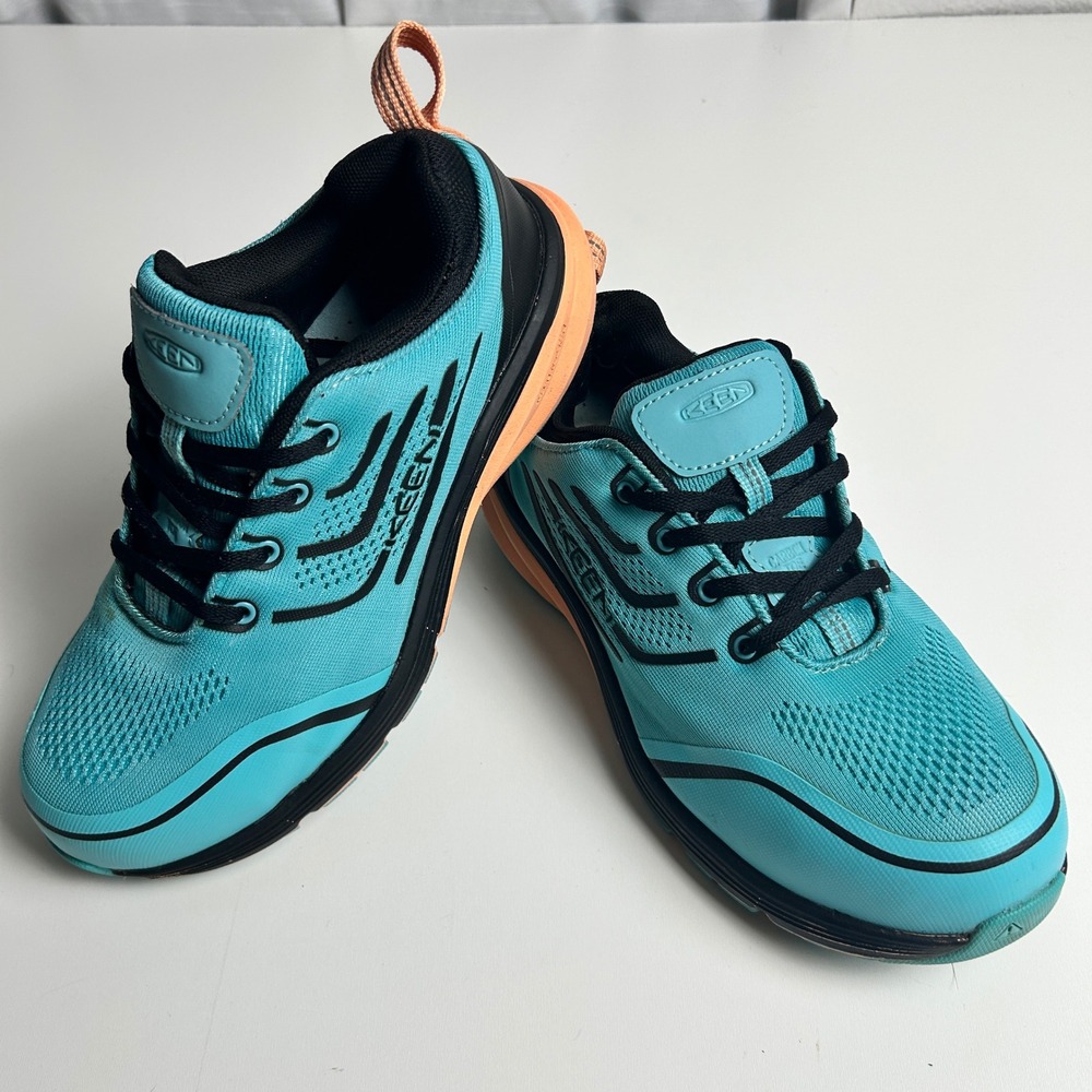 Keen Utility Vista Energy Carbon Toe Work Shoes Blue Orange Mens 7.5 ASTM EH